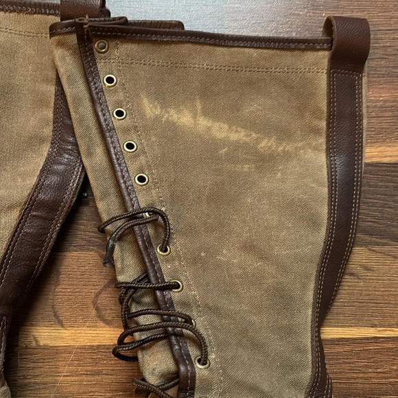 Women's LL Bean Signature Waxed-Canvas Tall Maine Hunting Shoe 16”, Size 7m - Picture 10 of 10